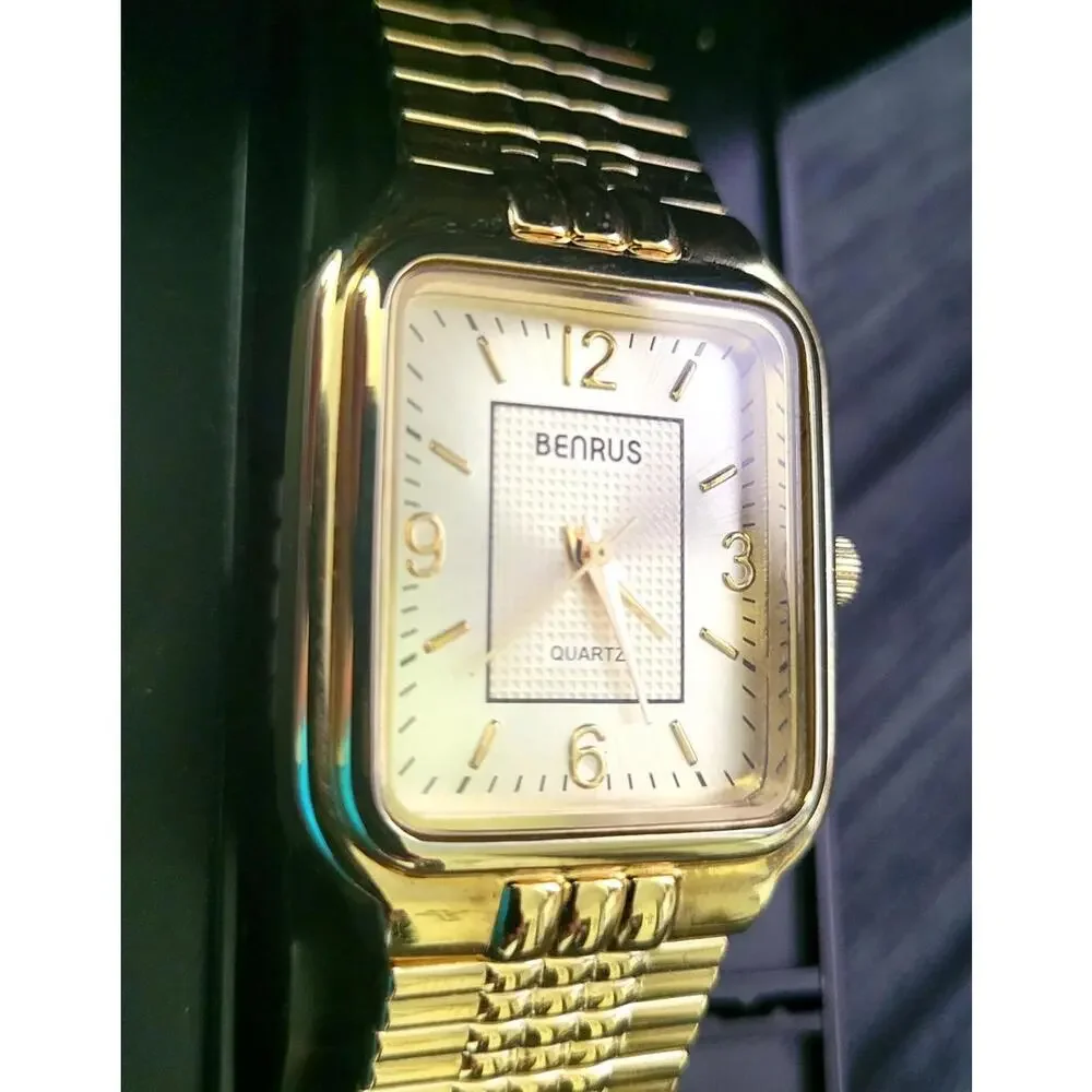 Rare‎ Condition New In  Box Vintage Benrus Mens Retro Watch
